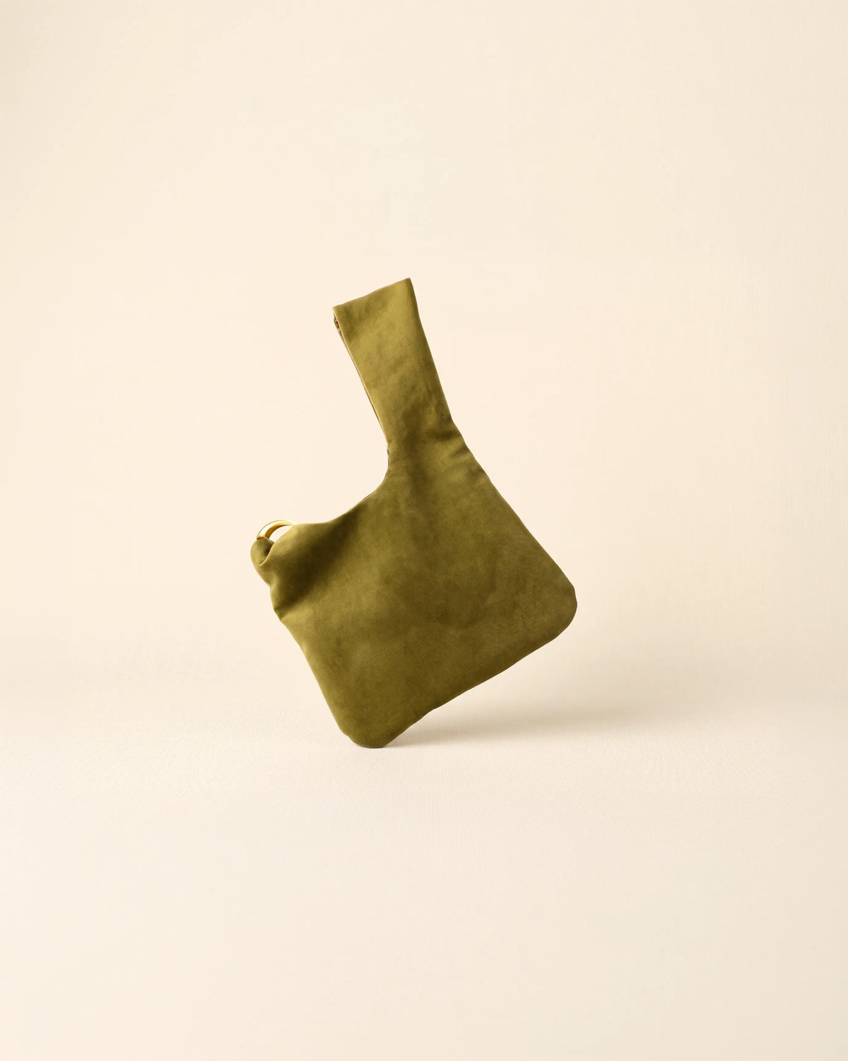 Bolso nudo japonés joya en verde musgo – foto de producto