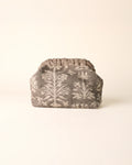 Oviedo Frizzy linen bag in Brown Print – product photo
